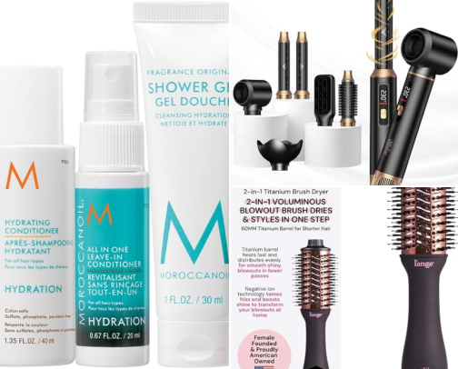 Hair-care essentials 🎀 cover photo collage
