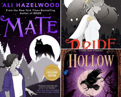 What I read in October cover photo collage