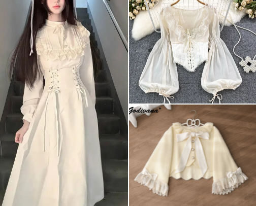 Affordable Romantic French style Fashion to feel like a princess cover photo collage