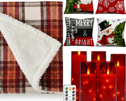 Cozy Christmas Decor Finds for a Magical Holiday Home cover photo collage