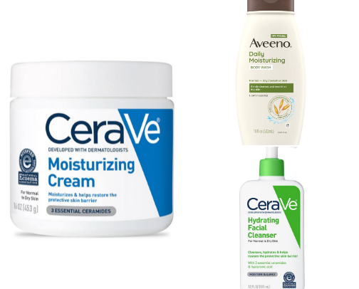 Skincare favs cover photo collage
