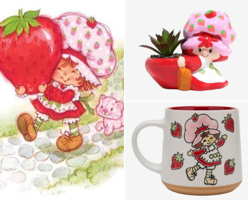 Everything Strawberry Shortcake For The Girlies. 🍰🎀 cover photo collage