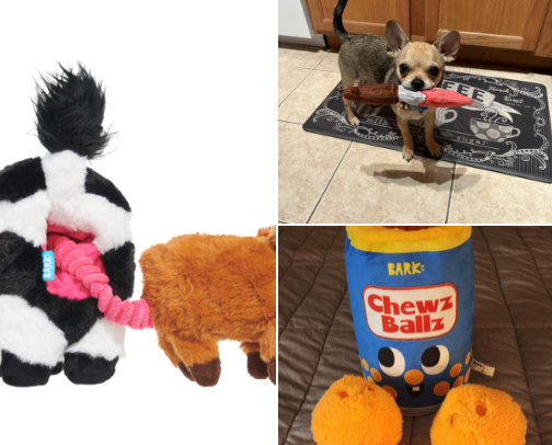 10 Wild and Unhinged Dog Toys You Can Still Buy Online cover photo collage