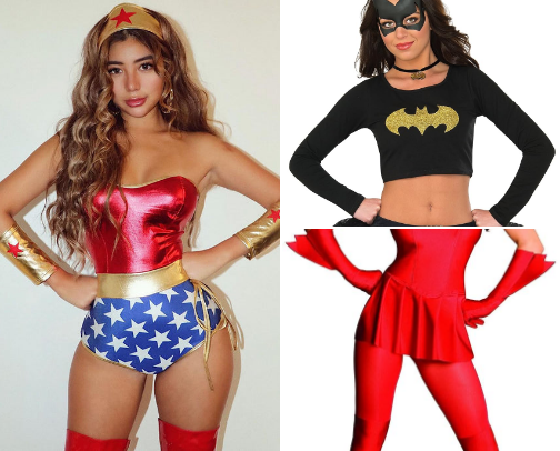 Halloween Costumes: Superheroes / Villians cover photo collage