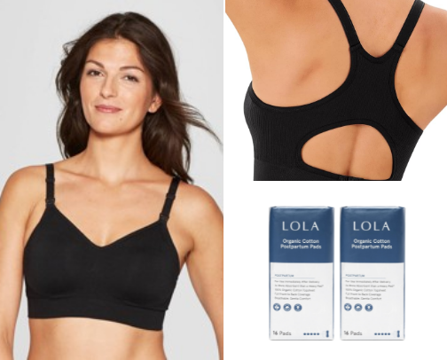 Maternity + Postpartum Essentials from a Mom of 4 cover photo collage