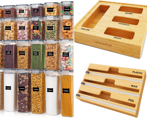 Aesthetic Home Organization — Containers, Bins & Storage cover photo collage