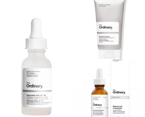 My skincare staples cover photo collage