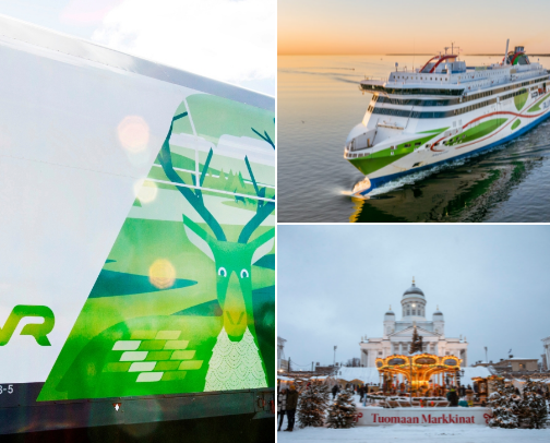 How to Travel Finland With Kids cover photo collage