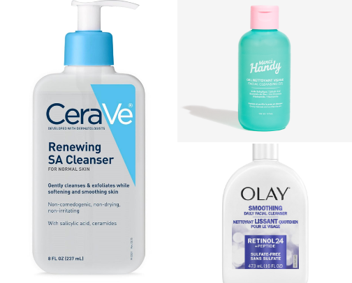 My Favorite Face Washes cover photo collage