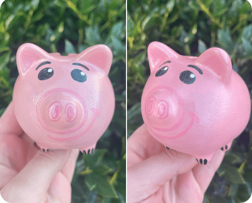 Hamm Piggy Bank Painting cover photo collage
