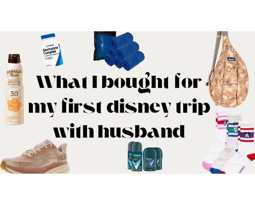 What I bought for my first disney trip with husband cover photo collage