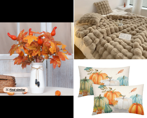 Fall Apartment Decorations cover photo collage