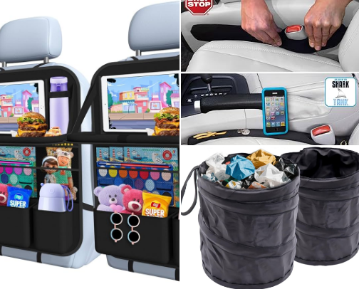 Must-Have Car Organization & Road Trip Essentials cover photo collage