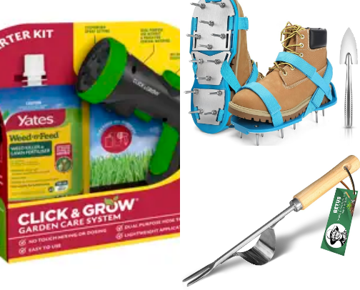 Lush Lawns cover photo collage