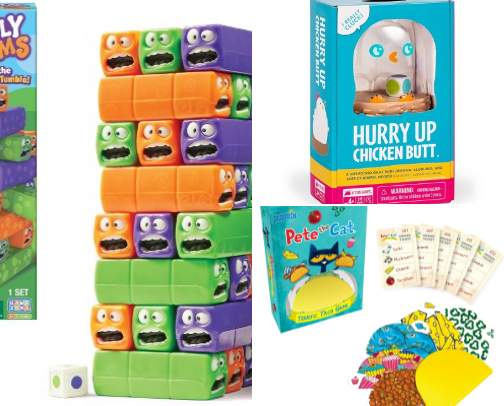 Games for ages 2+ and up cover photo collage