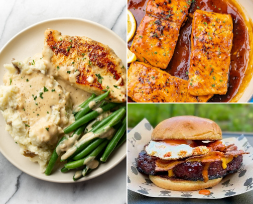 Easy Weeknight Meals cover photo collage