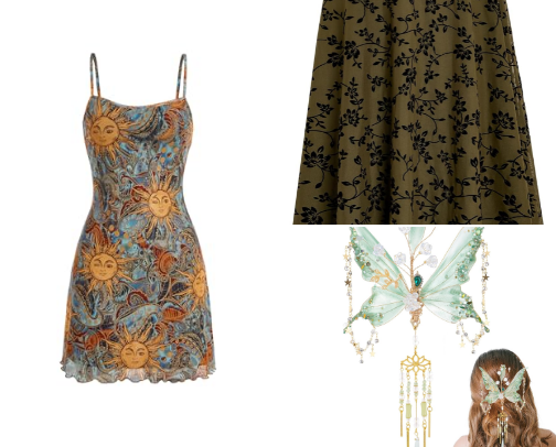 She was a fairy! Whimsical fits for a whimsical baddie! cover photo collage