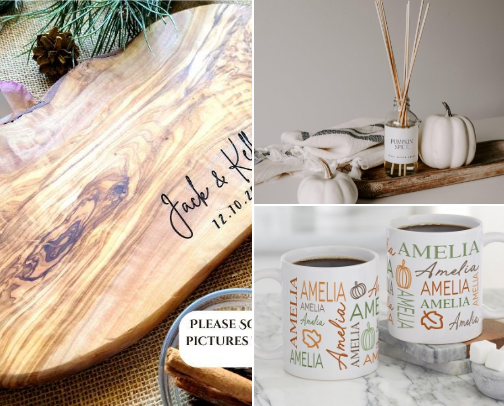 Cozy Etsy Finds for Fall Nights 🍂✨ cover photo collage