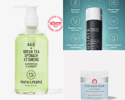 Skin Care cover photo collage