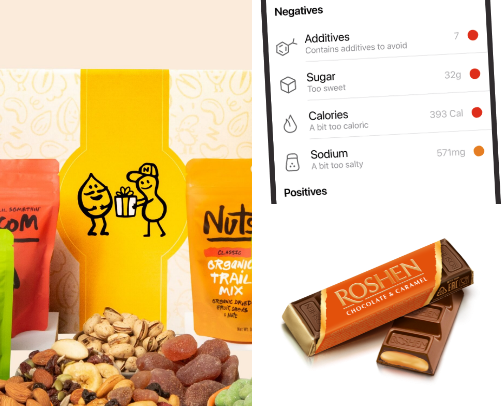 Healthy snacks and foods cover photo collage