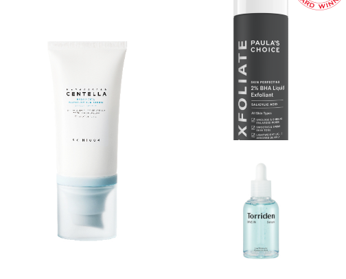 Skincare Goats (for combo skin, sensitive to niacinamide, dry climate) cover photo collage