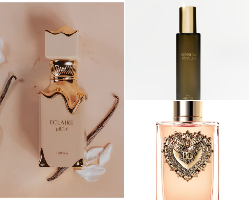 my fav perfumes cover photo collage