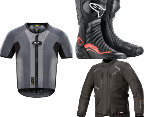 motorcycle apparel cover photo collage