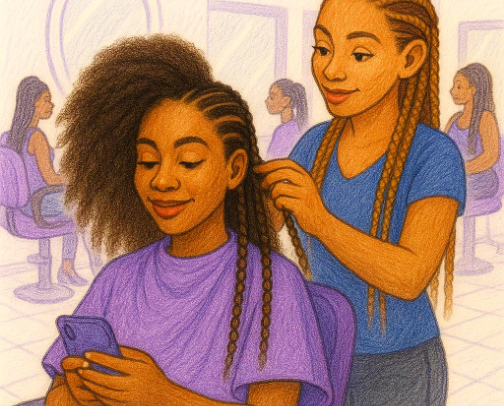 Protective Natural Hair Styles, Products, and Hair Accessories That I Love cover photo collage