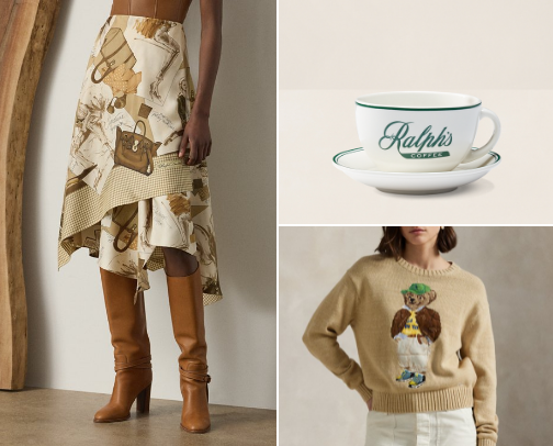 Ralph Lauren cover photo collage