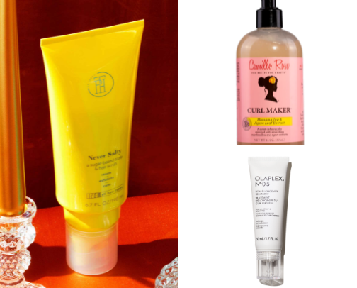 My Curly Hair Essentials cover photo collage