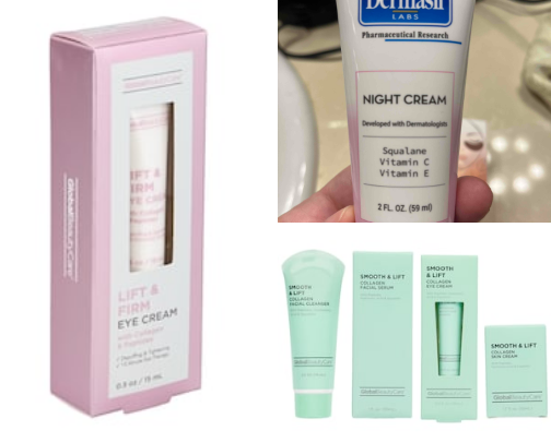 Skincare Over 50 on a Budget cover photo collage