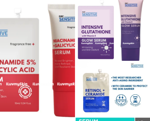 Skincare Products cover photo collage