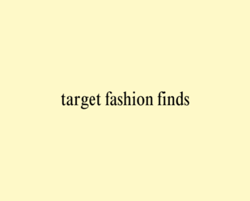 target fashion finds cover photo collage