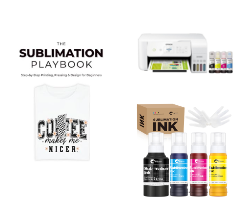 Sublimation : Starter Kit! cover photo collage
