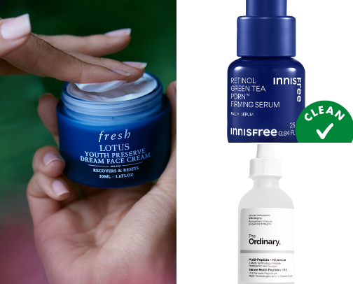 Anti-Aging products cover photo collage
