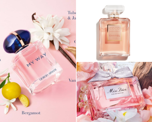 🌸Fresh & Floral favorite must have Perfumes cover photo collage