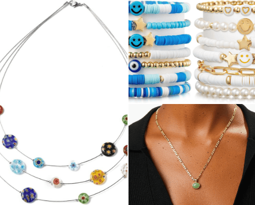 Women's jewelry cover photo collage