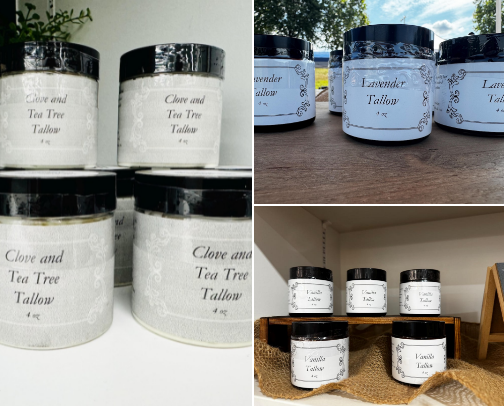 Tallow Products cover photo collage