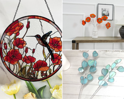 Stunning Stained glass cover photo collage