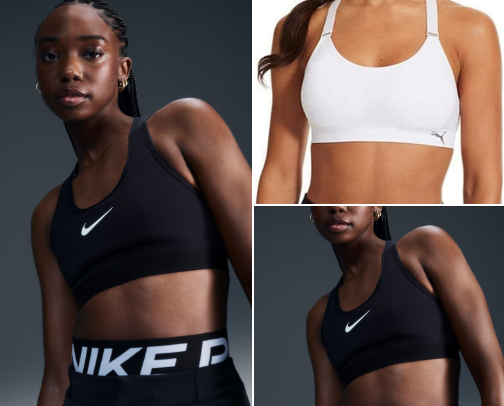 My fav sports bras cover photo collage