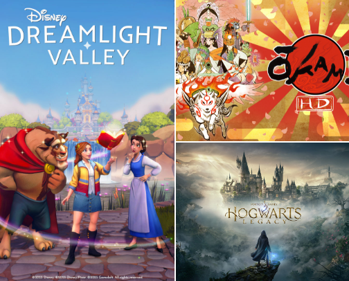 Video games cover photo collage