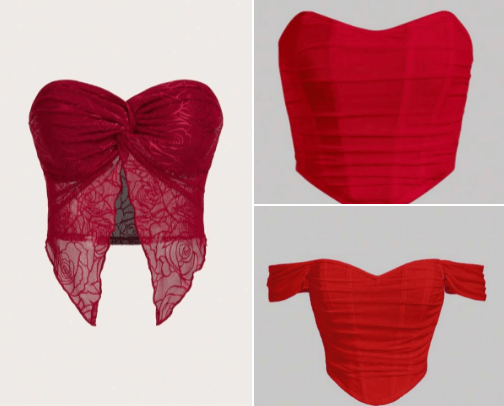 Cherry red aesthetic 🍒 cover photo collage
