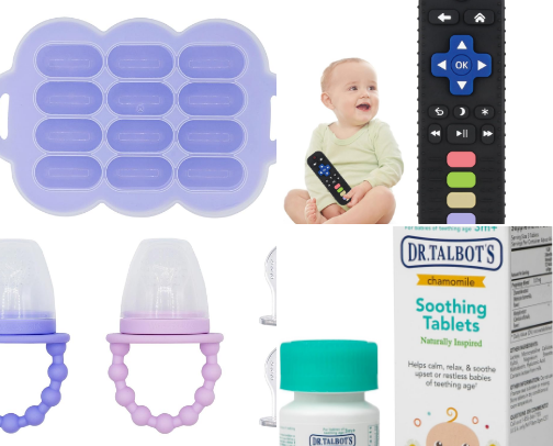 Baby Feeding & Teething cover photo collage
