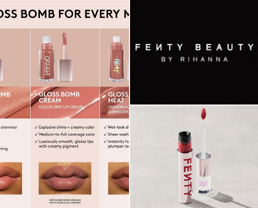 💄 Fenty Beauty Lipstick cover photo collage