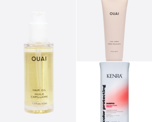 hair products 💋 cover photo collage