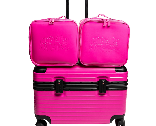 Favourite makeup luggage 🧳 cover photo collage