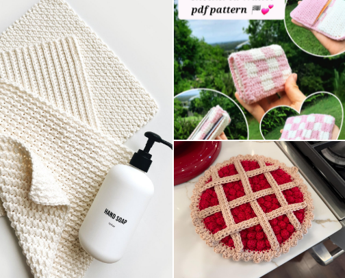 Practical Crochet Ideas cover photo collage