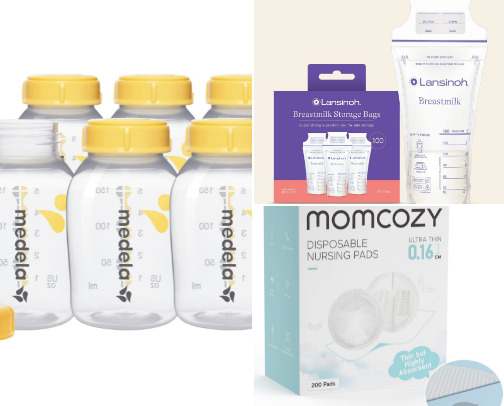 Breastfeeding mom essential cover photo collage