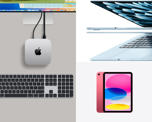 My favorite Apple products cover photo collage