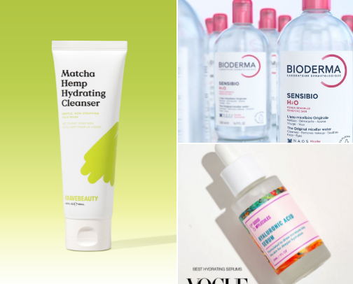 Budget friendly acne prone skincare routine cover photo collage